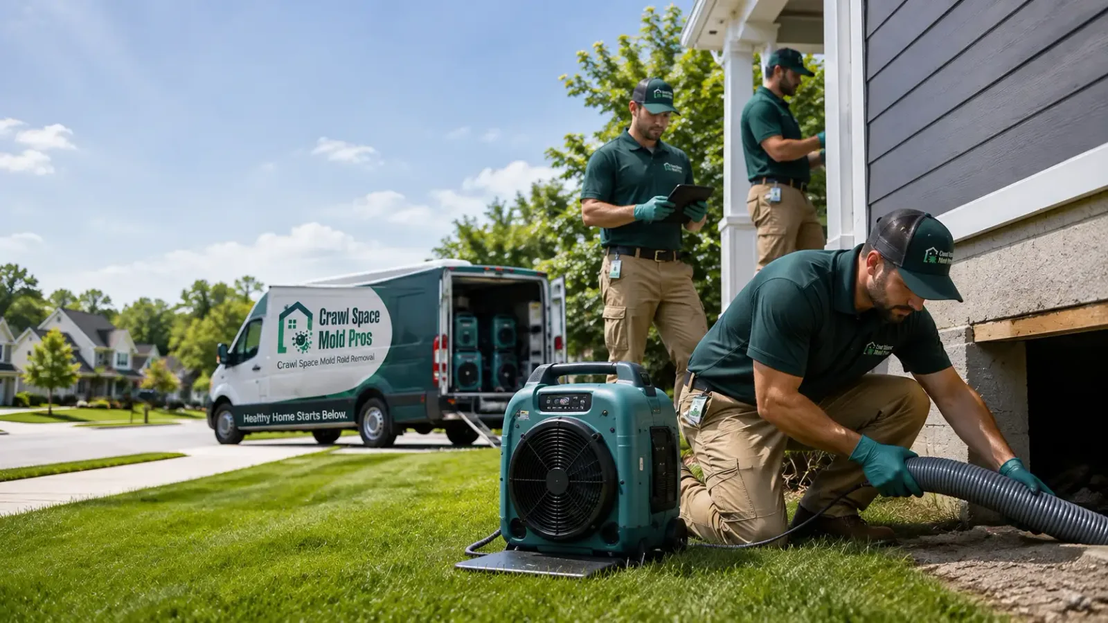Crawl Space Mold Removal in Taunton, MN
